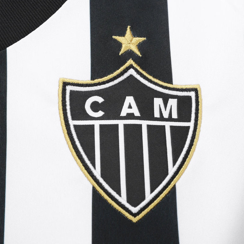 Camisa Atlético Mineiro I -  Lançamento 2025/26 Torcedor - Preta e Branca Masculina