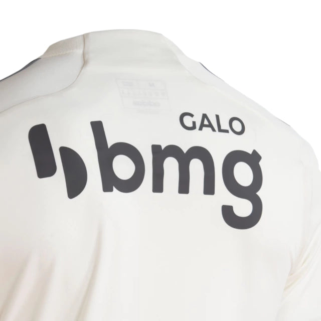 Camisa Atlético Mineiro II 24/25 - Torcedor Masculina - Branca com detalhes em cinza