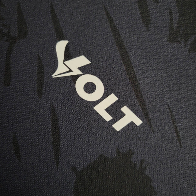 Camisa Santa Cruz II 24/25 - Torcedor Masculina - Preta com detalhes em vermelho e branco