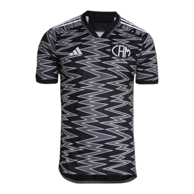 Camisa Atlético Mineiro III 24/25 - Torcedor Masculina - Preta com detalhes em cinza