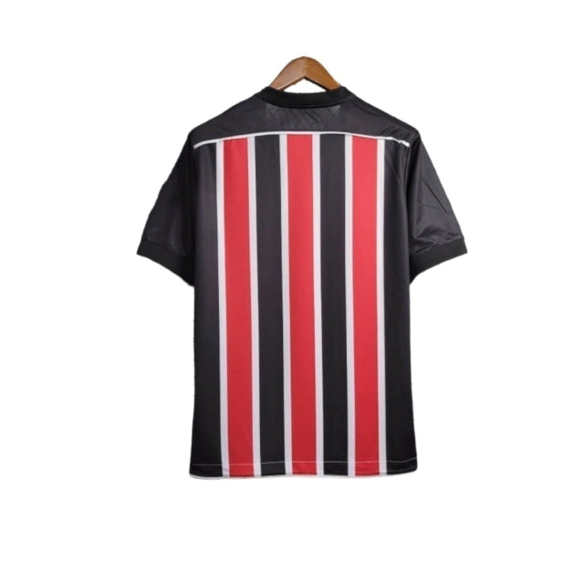 Camisa Santa Cruz Home 24/25 - Torcedor  Masculina - Preta com listras em vermelho