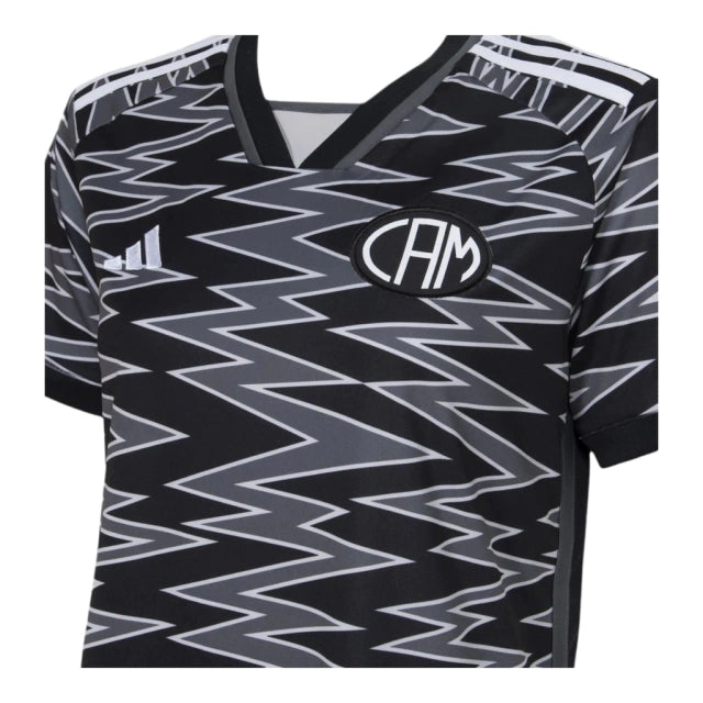 Camisa Atlético Mineiro III 24/25 - Torcedor Masculina - Preta com detalhes em cinza