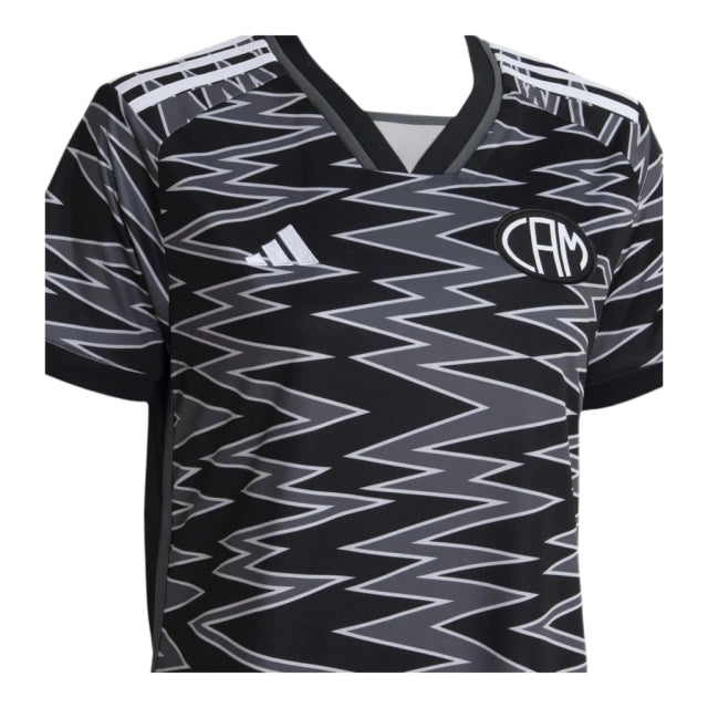 Camisa Atlético Mineiro III 24/25 - Torcedor Masculina - Preta com detalhes em cinza