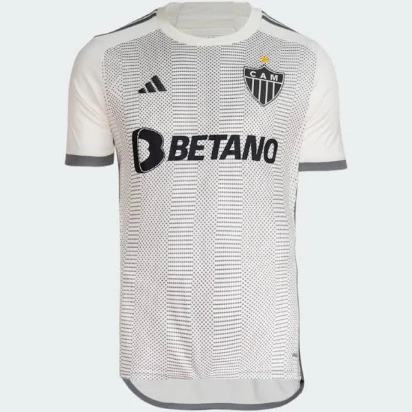 Camisa Atlético Mineiro II 24/25 - Torcedor Masculina - Branca com detalhes em cinza